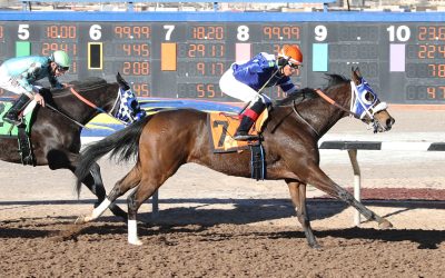 Quatro speeds away to upset win in the $100,000 La Coneja Stakes