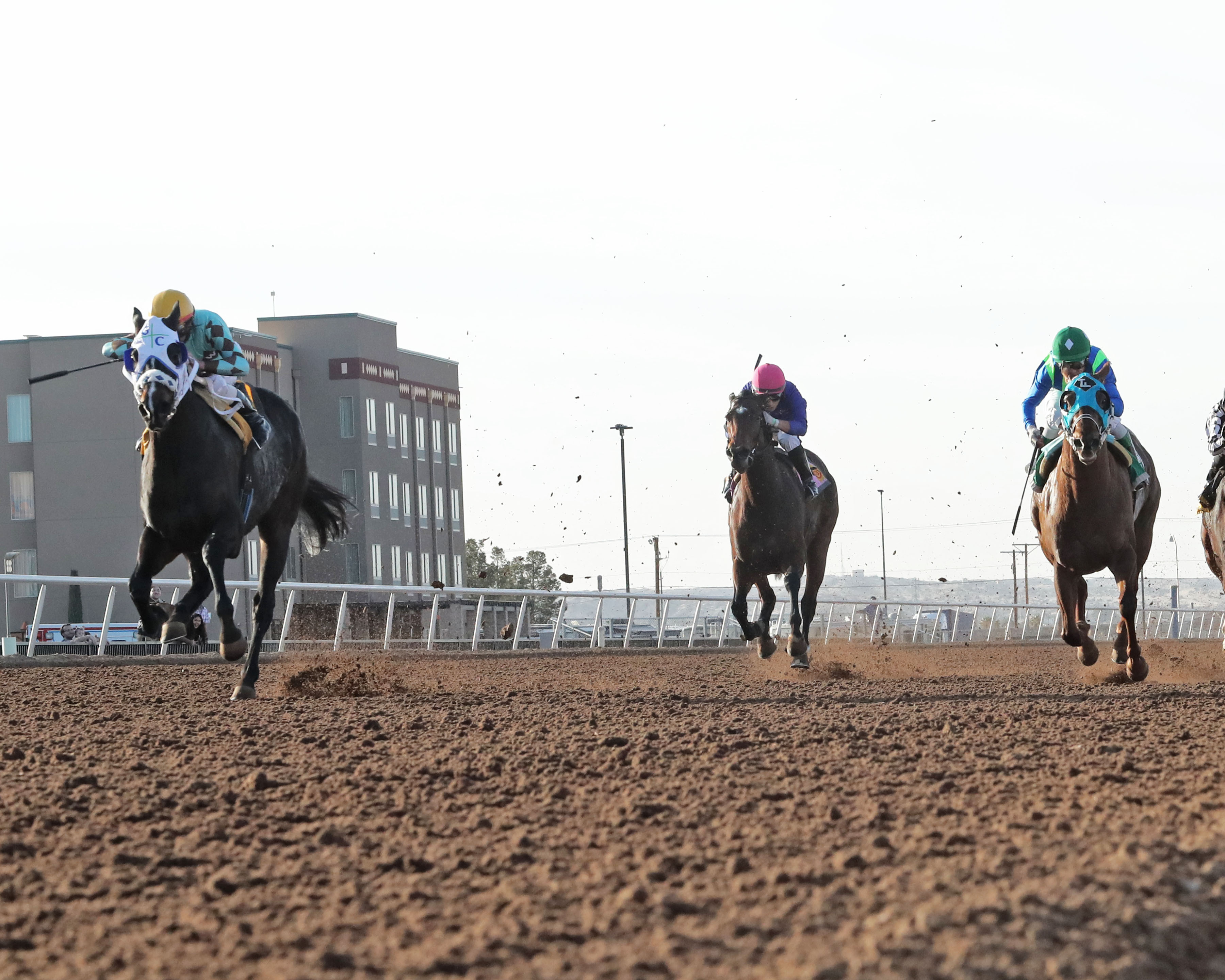 Corrina Corrina makes history in $90,000 New Mexico State Racing Commission Stakes; Durango Jess takes $65,000 KLAQ Stakes