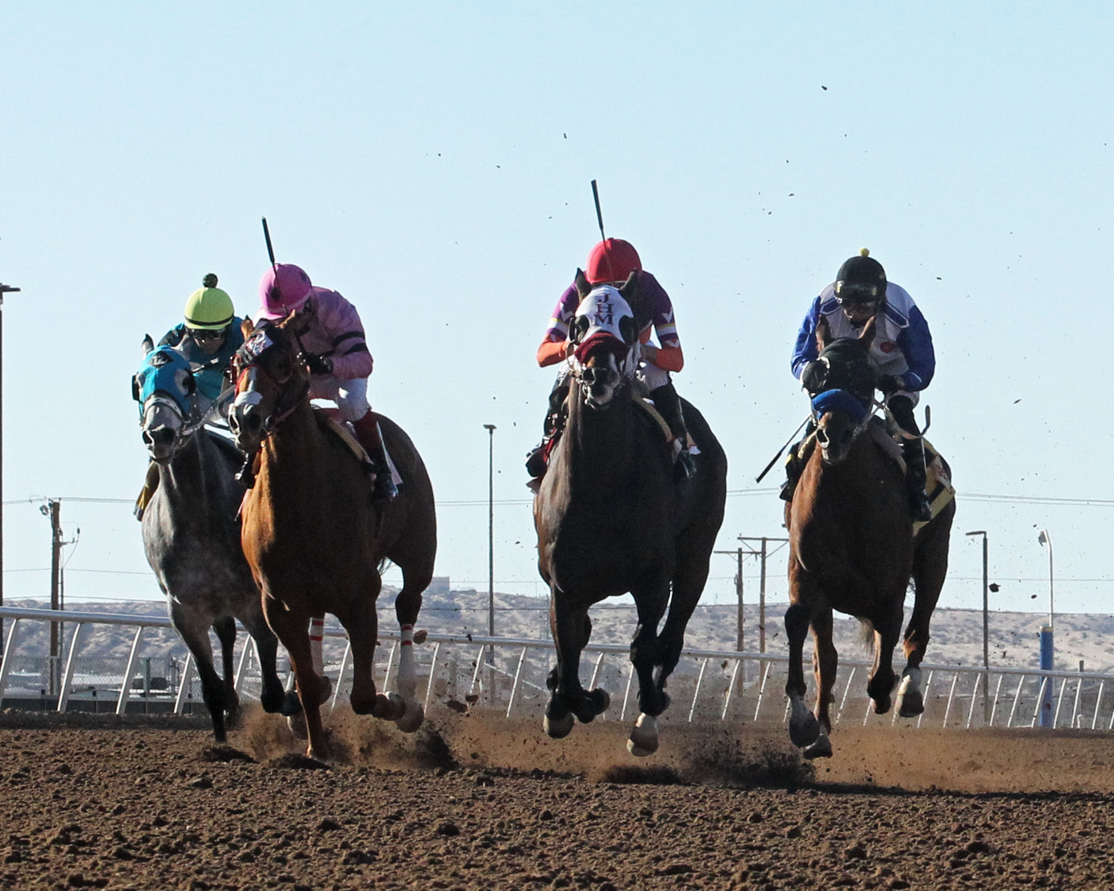 Let Him Be holds off challenges to win $90,000 Jamison Memorial Stakes; Blue Devil pulls clear to win $65,000 Winsham Lad Stakes