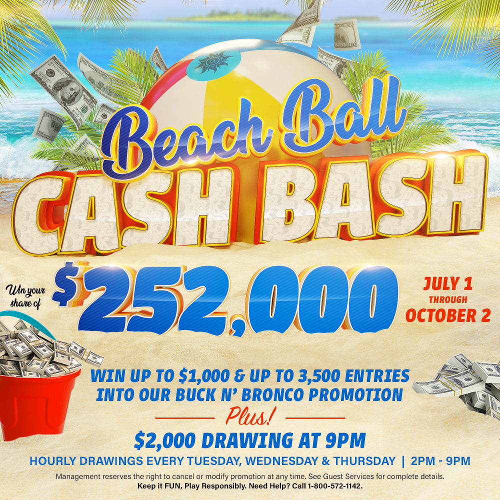 Beach Ball Cash Bash